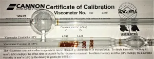 Cannon-Fenske CFOC-500 Certified Opaque Viscometer Tube - Size 500, 16 of 17