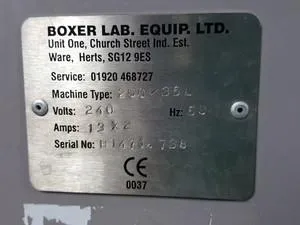 Boxer Front Loading Laboratory Steam Sterilization Autoclave 200/35LR, 7 of 27