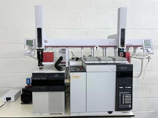 Agilent 5977A MSD and 7890B GC System with Gerstel MPS Multipurpose Autosampler-cover