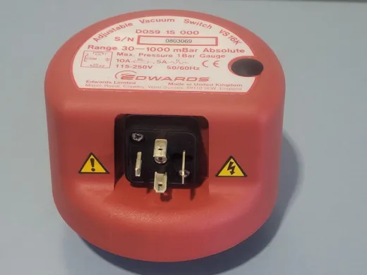 EDWARDS VS16K D059 15 000 Adjustable Vacuum Switch (30-1000 mBar)