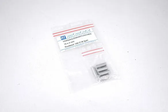 Macherey-Nagel Nucleosil 100 C18 Security Guard Cartridge, 10 × 4 mm, 5 µm, 5-Piece Pack