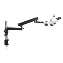 EMZ-5TR Trinocular Zoom Stereo Microscope with Articulated Arm Table Clamp Stand, 5 of 6
