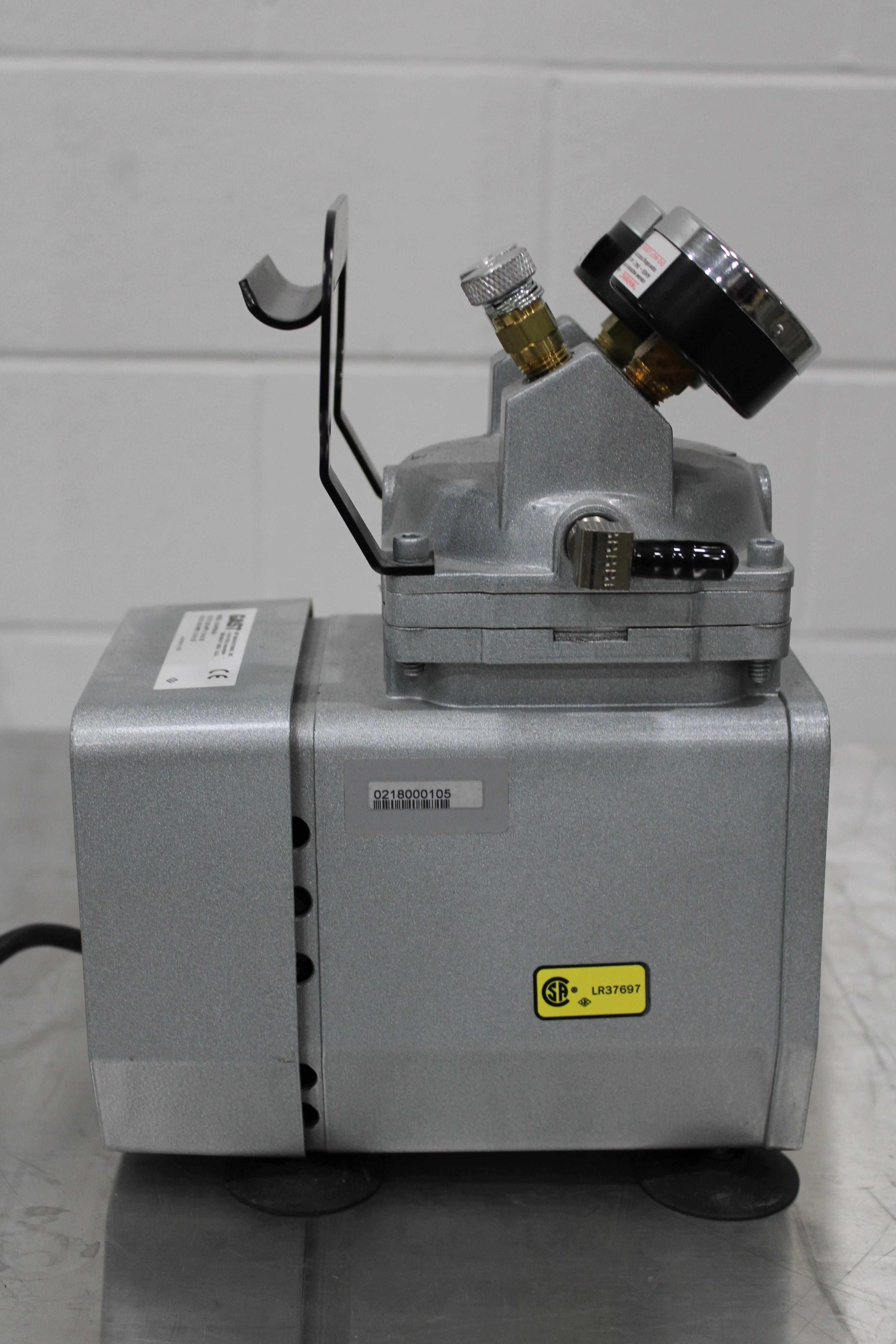 Gast DOA-P504-BN Continuous Duty Vacuum Pump 60 psi, 2.2 cfm, 24 in Hg Vacuum