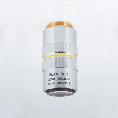 MOTIC ELWD PLAN APO 10X/0.280 Plan Apochromat Microscope Objective with 33.5mm Working Distance