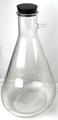 Corning PYREX 5340 and Equivalent 4L Sidearm Vacuum Filtration Flasks for Laboratory Use