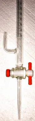 Kimble 17026F-50 KIMAX Class B 50mL Straight Bore Burette with Side Tube Fill