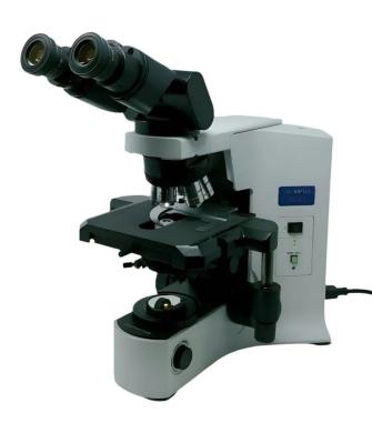Olympus BX41 Compound Microscope with Tilting Binocular Head and 2X Objective-cover