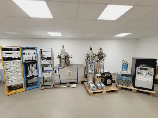 MECA 2000 Molecular Beam Epitaxy (MBE) System with Vacuum Pumps and Controllers