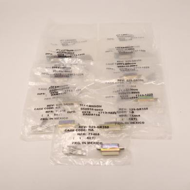 ITT Cannon DAMA-15S 15-Pin D-Sub Panel Mount Crimp Connector (9 Pack)-cover