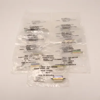 ITT Cannon DAMA-15S 15-Pin D-Sub Panel Mount Crimp Connector (9 Pack)