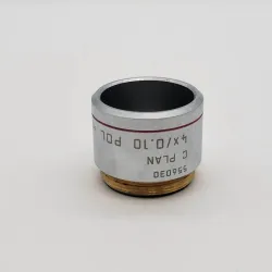 Leica C Plan 4x Polarizing Microscope Objective 556030, 2 of 3