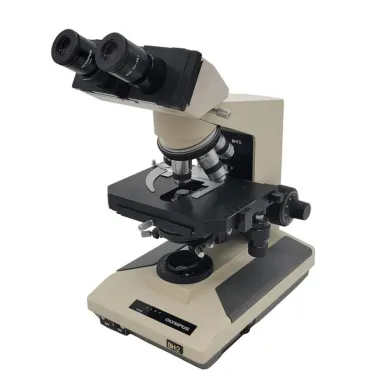 Olympus BH-2 Upright Optical Microscope with Binocular Head and LED Illumination Upgrade