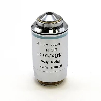Nikon Plan Apo 40x 1.0 Oil Immersion DIC Microscope Objective Lens CFI Eclipse