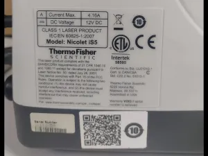 Thermo Fisher Nicolet iS5 FTIR Spectrometer with iD7 Diamond ATR Accessory, 6 of 43