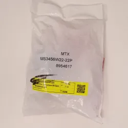 Amphenol MS3456W22-22P Circular MIL-Spec 4-Pin Size 8 Threaded Coupling Connector, 2 of 2