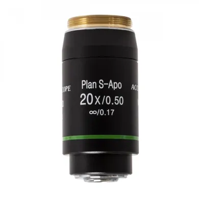 Accu-Scope 100xR Plan S-APO Oil Immersion Microscope Objective, N.A. 1.30, W.D. 0.15mm