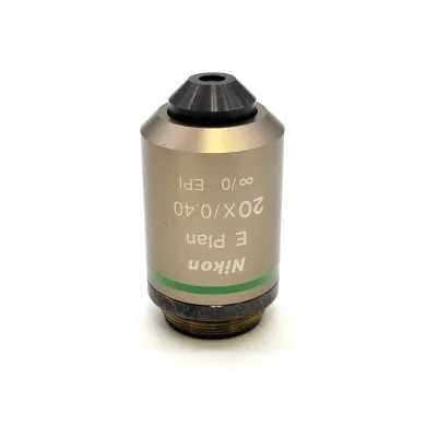 Nikon E Plan 20x EPI Infinity-Corrected Microscope Objective, 0.40 NA