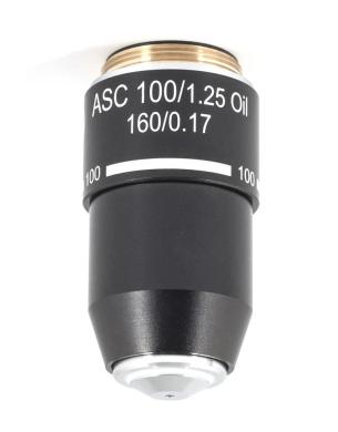 MOTIC Achromatic Super Contrast 100X/1.25 Oil Immersion Microscope Objective (WD 0.14mm)-cover