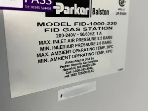 Agilent 7820A Gas Chromatography System with Parker Balston FID 1000-220 Gas Analyser, 19 of 20