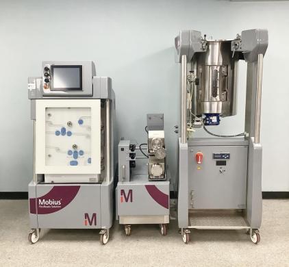 Millipore Mobius FlexReady TF2S Modular Tangential Flow Filtration System with CIP and Jacketed Tank-cover