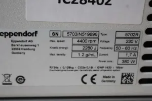Eppendorf 5702 R Refrigerated Benchtop Centrifuge with Swing-Out Rotor, 6 of 6
