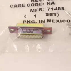 ITT Cannon DAMA-15S 15-Pin D-Sub Panel Mount Crimp Connector (9 Pack), 4 of 4