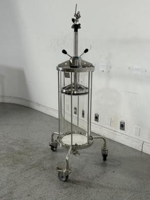 GE Healthcare BPG 300/750 Stainless Steel and Glass Preparative Chromatography Column with Mobile Stand-cover