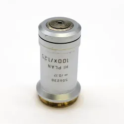 Leica HI Plan 100x Oil Immersion Microscope Objective ∞/0.17, 25mm Thread, 2 of 3