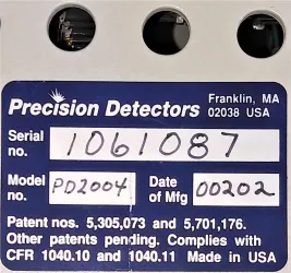 Precision Detectors PD2000DLS Dynamic Light Scattering Detector with PD Controller, 8 of 8