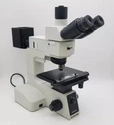 Olympus MX51 Metallurgical Microscope with Trinocular Head for Semiconductor Inspection, 4 of 7