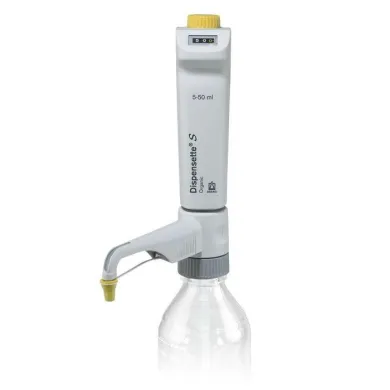 BrandTech Scientific Dispensette S Organic Digital Bottletop Dispenser, 5 to 50mL