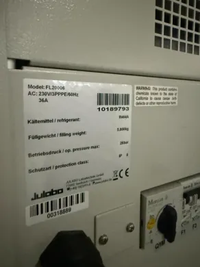 Julabo FL20006 Floor-Standing Recirculating Chiller for Laboratory Temperature Control