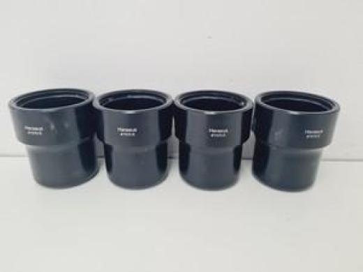 Lot Of Heraeus Centrifuge Rotor Buckets & Adapters #7570 E #8030 Lab-cover