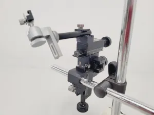 Lot of 3 Narishige 3-axis Micromanipulators on Magnetic Stands M153, M152, 12 of 18