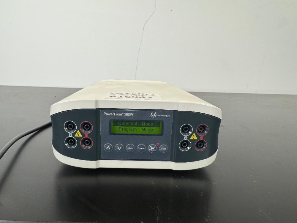Life Technologies PowerEase 300W PS0300 Electrophoresis Power Supply with Dual Output