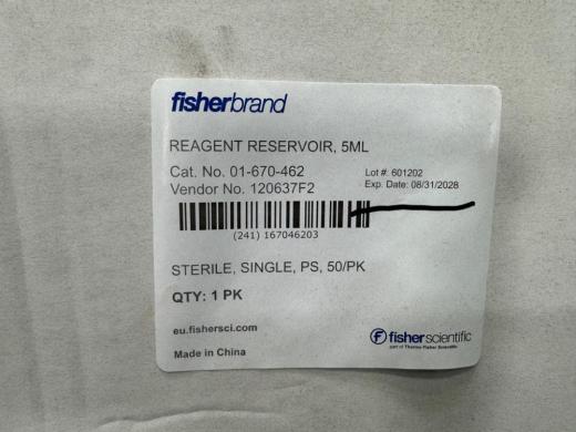Fisherbrand Reagent Reservoirs for Laboratory Liquid Handling and Reagent Storage-cover