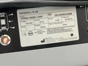 Bioquell R-30 Facility Vapor Phase Hydrogen Peroxide Decontamination Unit, 2 of 3