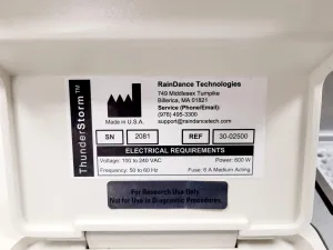 RainDance Technologies ThunderStorm Next-Generation Sequencing System for Genomic Analysis, 15 of 29