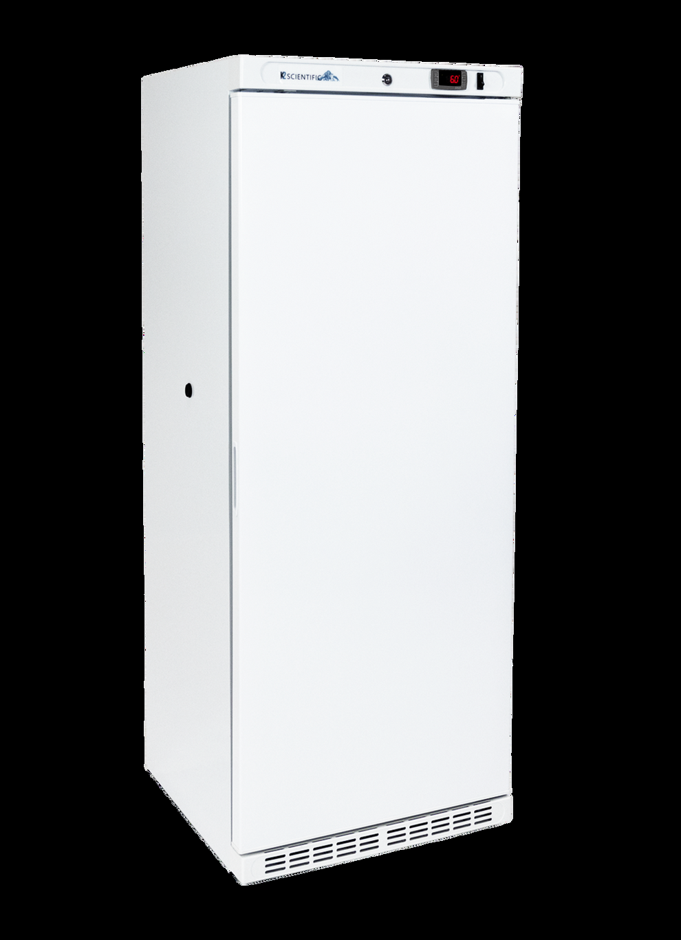 K2 Scientific K210SDF Upright Laboratory Freezer -20°C Manual Defrost 10 Cu Ft Capacity