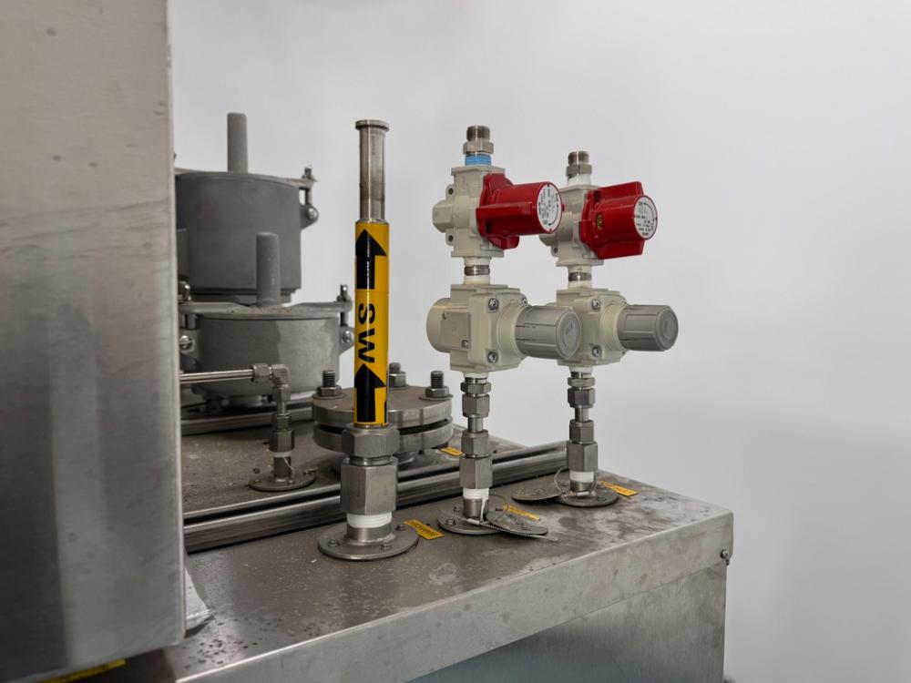 Wastech Engineering Automated Solvent Dispense System with Touchscreen Control