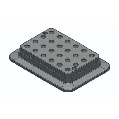 Scilogex Block for 0.5 mL Tubes, 24-Hole-cover