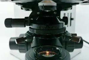 Olympus BX40 Compound Microscope with Superwide Trinocular Head and Apo 2x Fluorite Objectives, 7 of 8