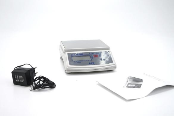 PCE-BS-3000 Precision Balance, 0.1 g Readability, 3,000 g Capacity
