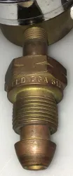 Uniweld 592H Brass Acetylene Gas Regulator with CGA 510 Connection, 3 of 5