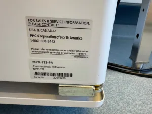 PHCBI Pharmaceutical Refrigerator, 2 of 2
