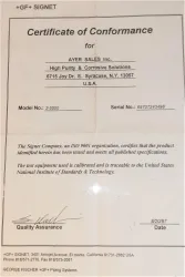 GF Signet 3-5500 Flow Monitor with Certificate, 6 of 7