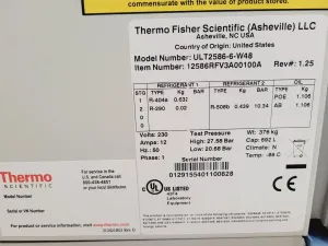 Thermo Scientific Revco Elite Plus Freezer Ultra Low Temperature ULT 2586-6-W48, 14 of 15