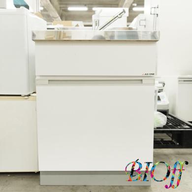 AS ONE 9458 Single-Bowl Stainless Steel Laboratory Sink 60 × 60 × 93 cm with Faucet-cover