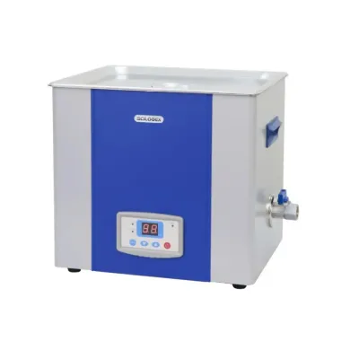 SCILOGEX 210 Ultrasonic Cleaner, 10L Stainless Steel Bath, 35 kHz, 110V 60Hz
