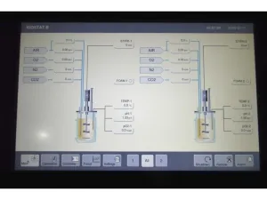 Sartorius Stedim Biostat B Twin Jacketed Autoclavable Benchtop Bioreactor Controller with 2 L Glass Vessels, 12 of 39